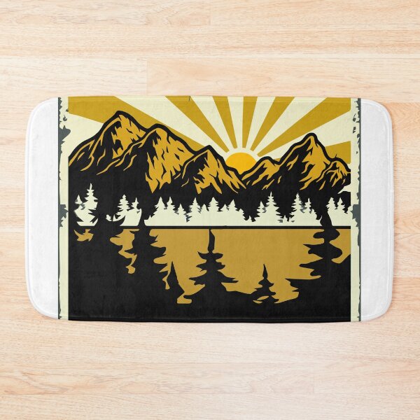 Item preview, Vintage Yellow Mountains designed and sold by TimTim-Design.