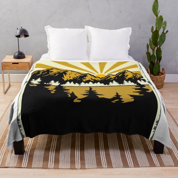 Item preview, Vintage Yellow Mountains designed and sold by TimTim-Design.