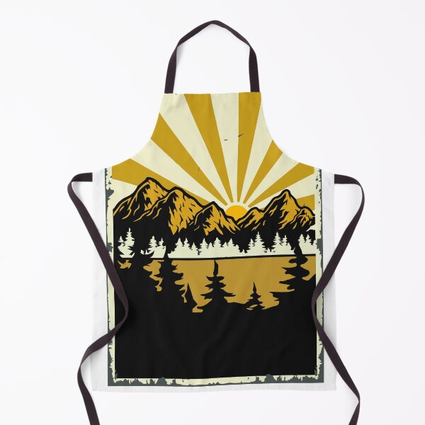 Item preview, Vintage Yellow Mountains designed and sold by TimTim-Design.