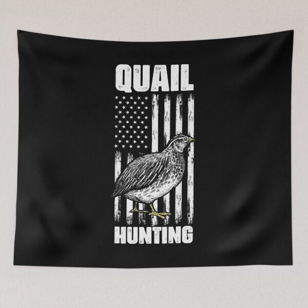 Item preview, Patriotic Quail Hunting American Flag Bobwithe Quail Hunter designed and sold by Nessshirts.