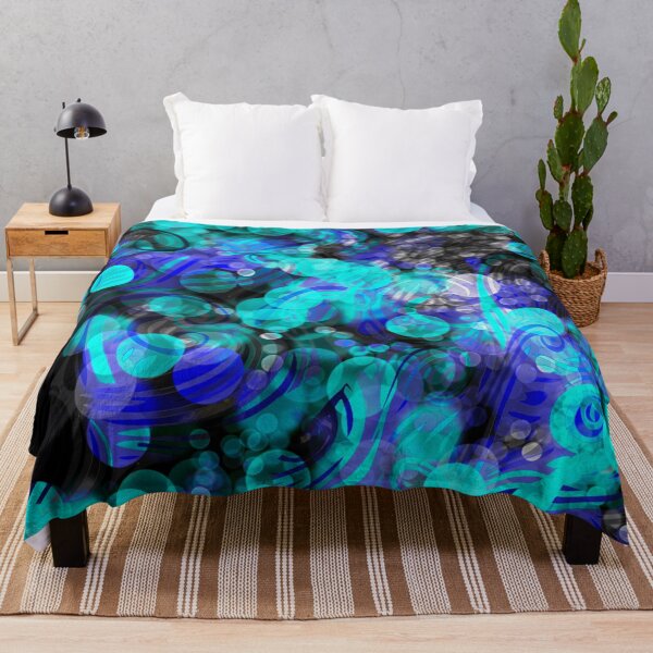 Item preview, colorful waves decoration 7 designed and sold by Real-texture.