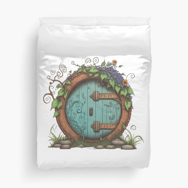Vista previa del artículo con la obra «Hermosa puerta redonda - Blanca - Fantasía», diseñado y vendido por Fenay Designs.