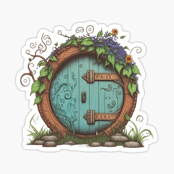 Item preview, Beautiful Round Door - White - Fantasy designed and sold by Fenay Designs.