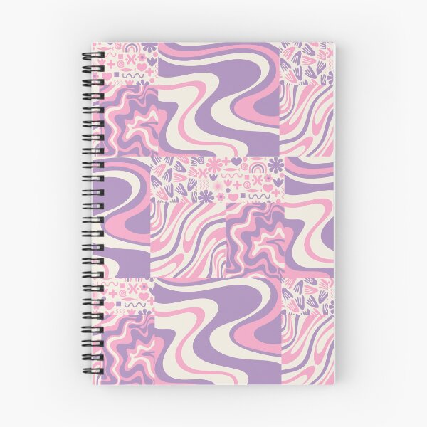 Item preview, Trippy Patchwork Collage Retro Aesthetic Abstract Pattern Pink and Purple designed and sold by kierkegaard.