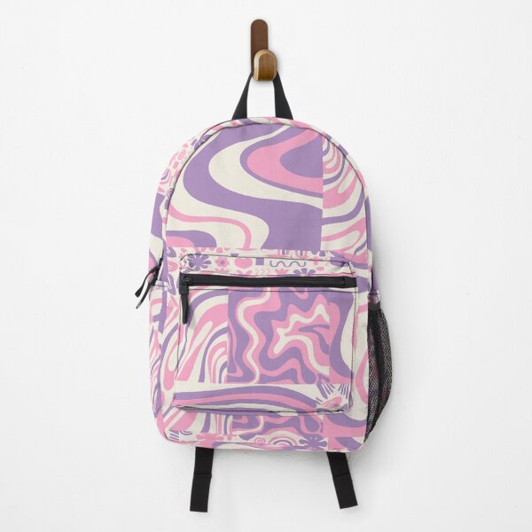 Item preview, Trippy Patchwork Collage Retro Aesthetic Abstract Pattern Pink and Purple designed and sold by kierkegaard.