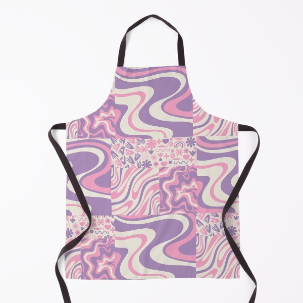 Item preview, Trippy Patchwork Collage Retro Aesthetic Abstract Pattern Pink and Purple designed and sold by kierkegaard.