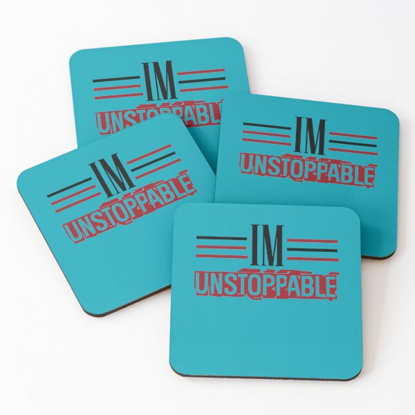 Item preview, I'm Unstoppable The Best Motivation Phrase Slogan  designed and sold by facePale.