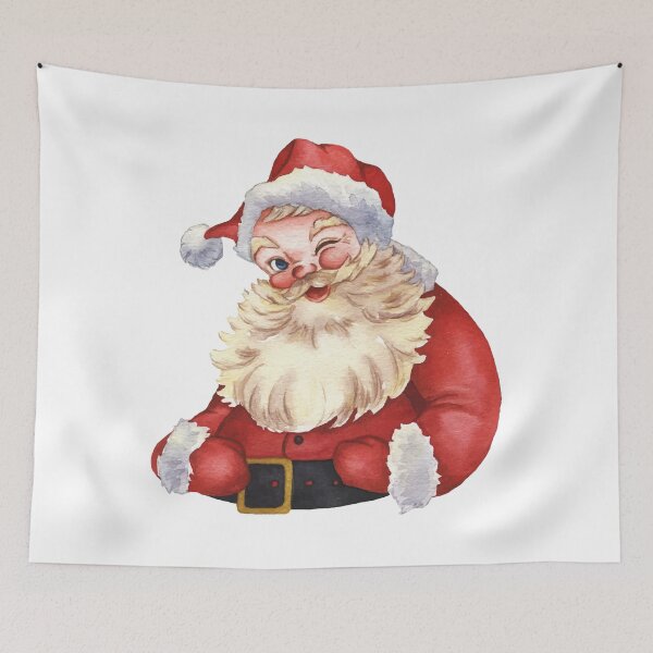 Item preview, Retro Wink Santa designed and sold by mayankg1100.