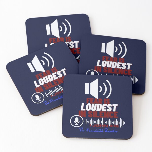 Item preview, Fear is LOUDEST in Silence - Navy designed and sold by TheReporter1.