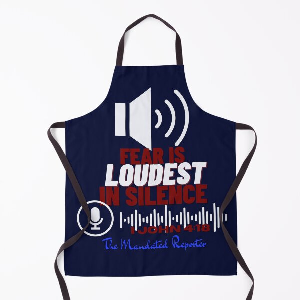 Item preview, Fear is LOUDEST in Silence - Navy designed and sold by TheReporter1.