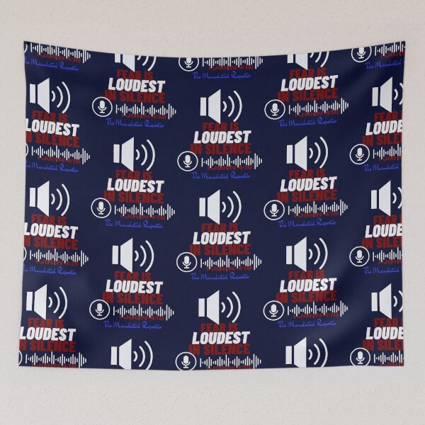Item preview, Fear is LOUDEST in Silence - Navy designed and sold by TheReporter1.