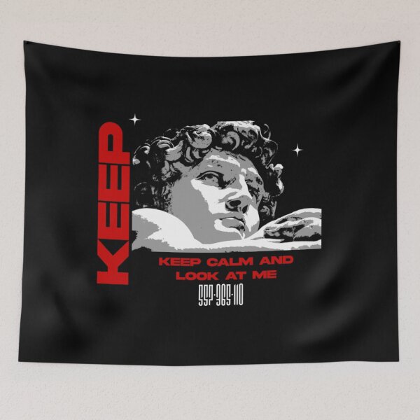 Item preview, Keep Calm And Look At Me   1 designed and sold by HinTatCustoma.