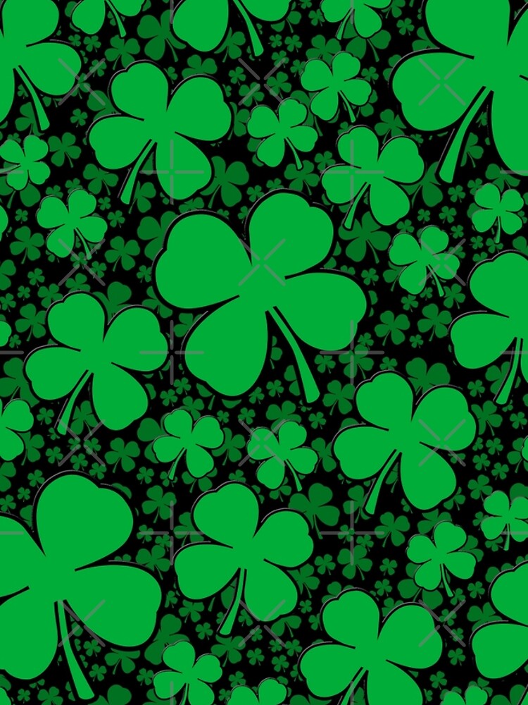 A Shamrock Field for St Patrick's Day by Garaga