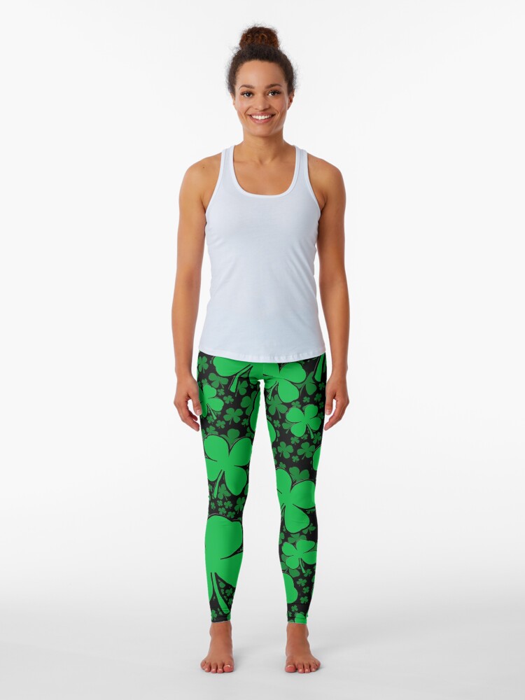 Green leggings clearance st patty's day