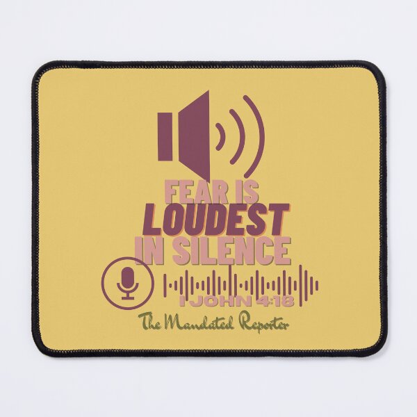 Item preview, Fear is LOUDEST in Silence - Vintage Yellow designed and sold by TheReporter1.