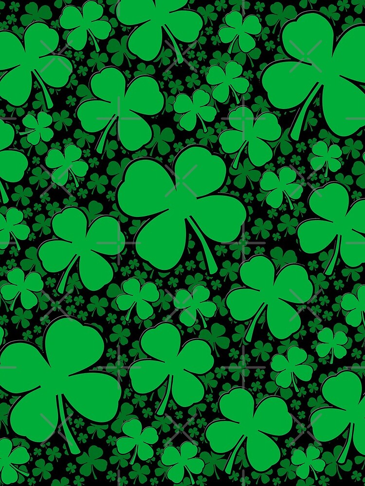 A Shamrock Field for St Patrick's Day by Garaga