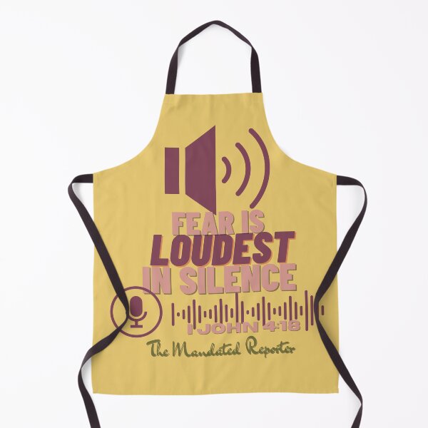 Item preview, Fear is LOUDEST in Silence - Vintage Yellow designed and sold by TheReporter1.