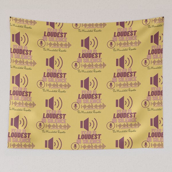 Item preview, Fear is LOUDEST in Silence - Vintage Yellow designed and sold by TheReporter1.