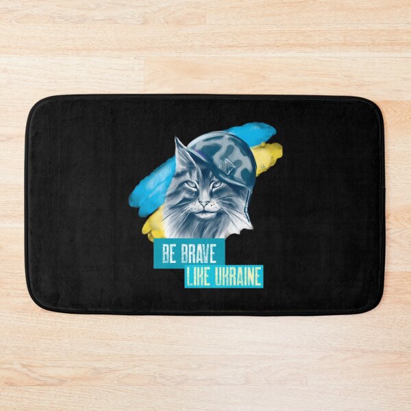 Item preview, Be Brave Like Ukraine Cat   designed and sold by HinTatCustoma.