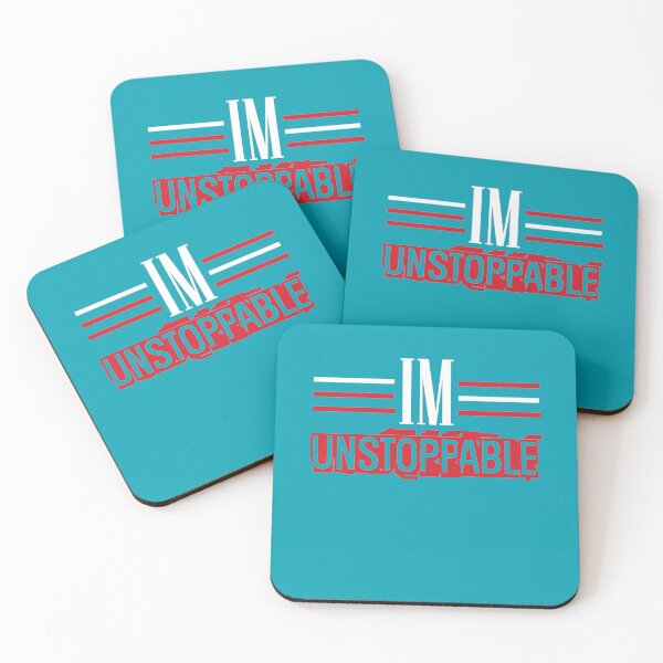 Item preview, I'm Unstoppable The Best Motivation Phrase Slogan  designed and sold by facePale.
