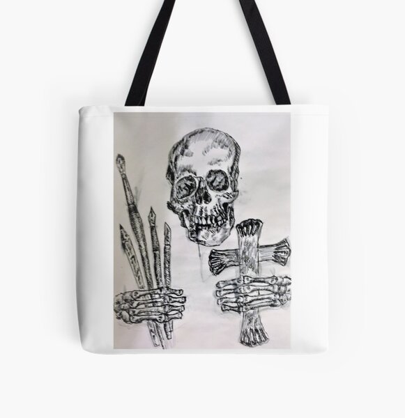 Art-To Death Do Us Apart All Over Print Tote Bag