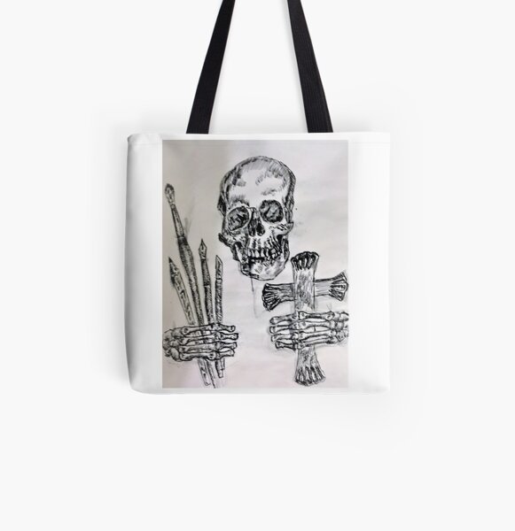 Art-To Death Do Us Apart All Over Print Tote Bag