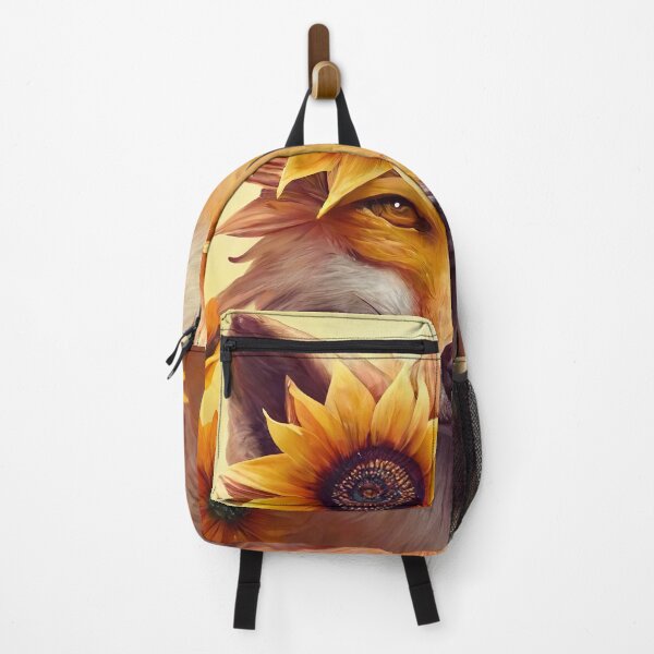 Item preview, fox with sunflower designed and sold by IA-Power.