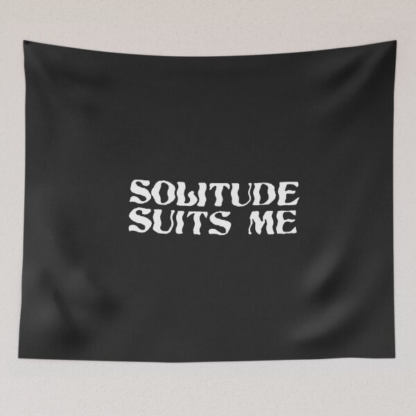 Item preview,  Solitude Suits Me | Wednesday Inspired | Wall Art Home Decor | HECKINFAROUT designed and sold by Two Otters Co.