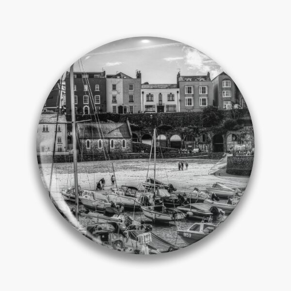 Item preview, Tenby Harbour Boats, Black And White designed and sold by Paul Thompson Photography.