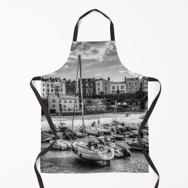 Item preview, Tenby Harbour Boats, Black And White designed and sold by Paul Thompson Photography.