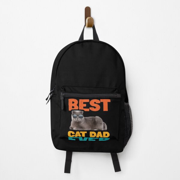 Item preview, Best Cat Dad Cat in Sunglasses Crazy Cat Dad short hair designed and sold by ibeargifts.