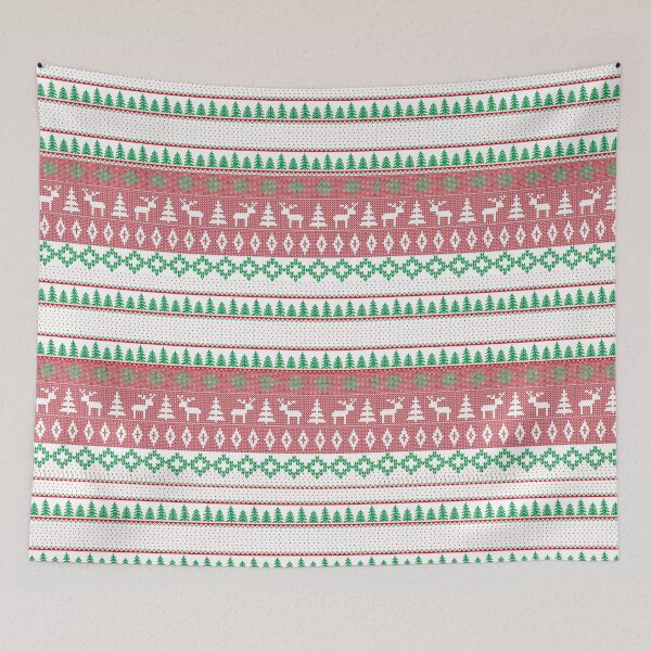 Item preview, Christmas Knitted Texture Knitted Christmas Seamless Pattern  designed and sold by Apkdesigner.
