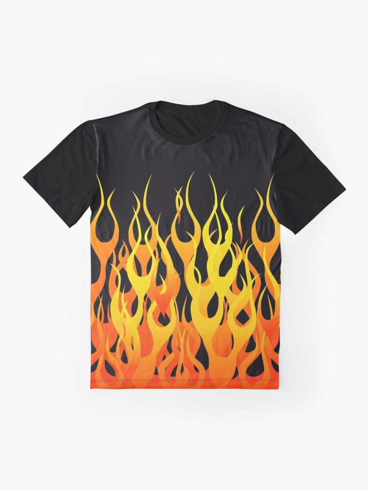 flames shirt mens