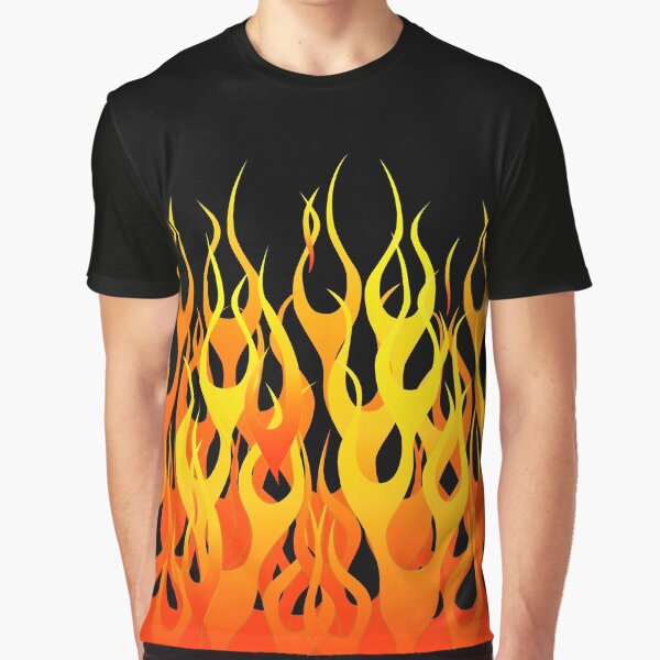 Racing Flames Graphic T-Shirt