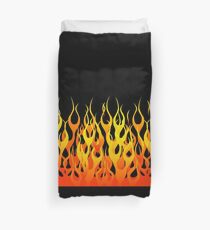 Racing Flames Duvet Cover