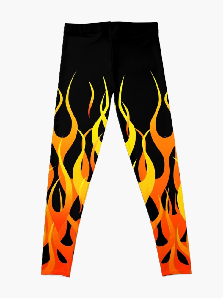 Alternate view of Racing Flames Leggings