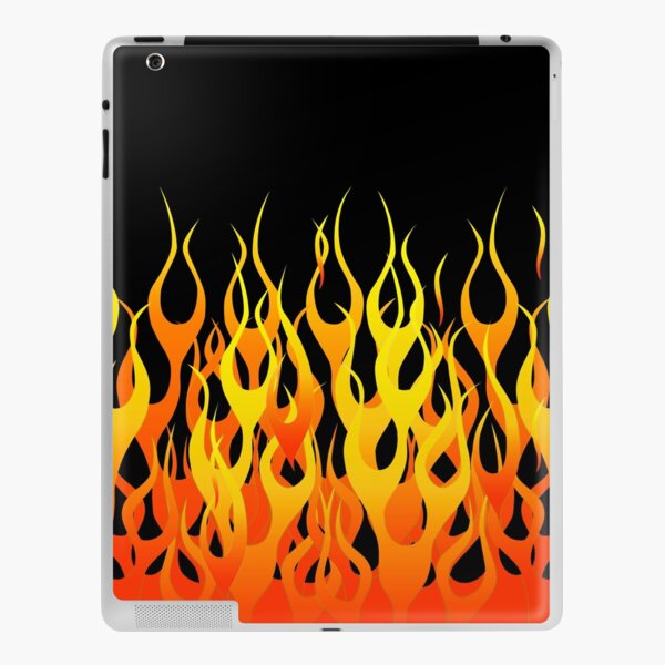 Racing Flames iPad Skin