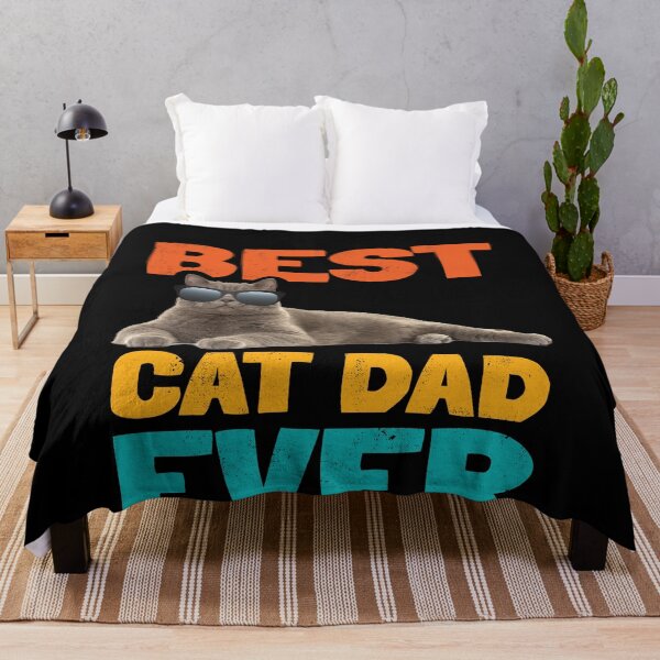 Item preview, Best Cat Dad Cat in Sunglasses Crazy Cat Dad Short Hair designed and sold by ibeargifts.