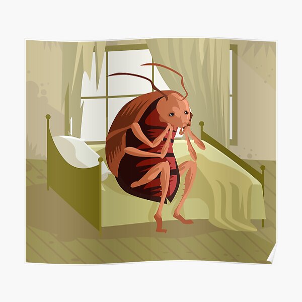 kafka metamorphosis cockroach Poster