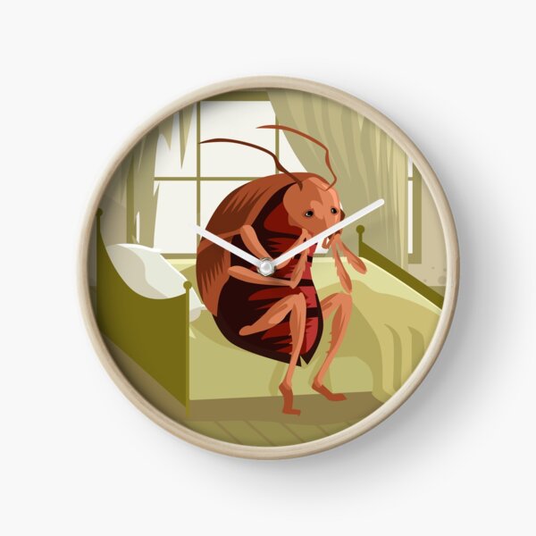 kafka metamorphosis cockroach Clock