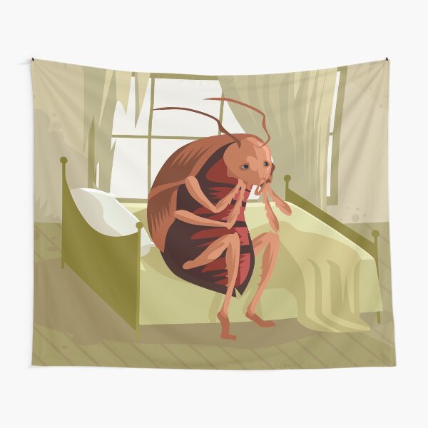 "kafka metamorphosis cockroach" Tapestry for Sale by matintheworld ...