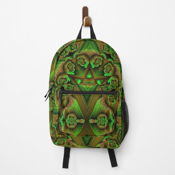 Item preview, vivid spring and autumn brown and green coloured kaleidoscopic design designed and sold by mister-john.