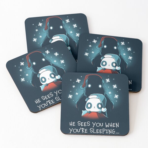 Item preview, Creepy Santa Claus / He Sees You When You're Sleeping designed and sold by Fitainment.
