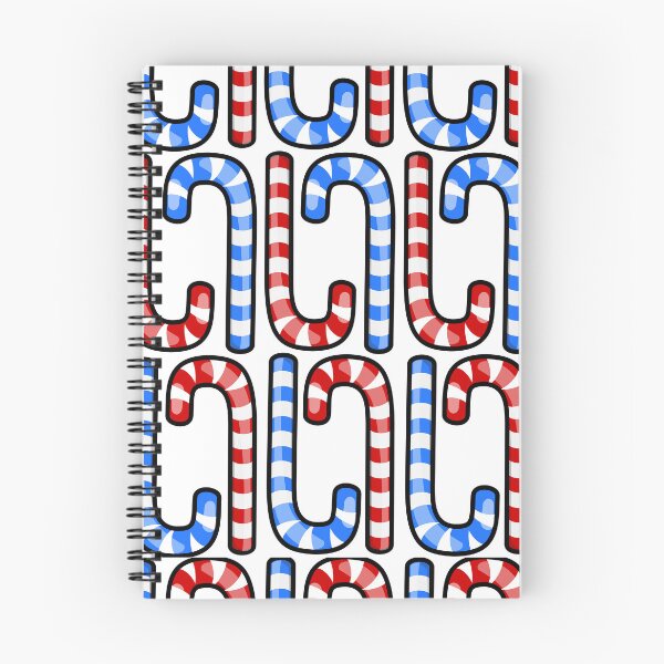 Item preview, Candy Cane Blue & Red Pattern designed and sold by GoobyCloud.