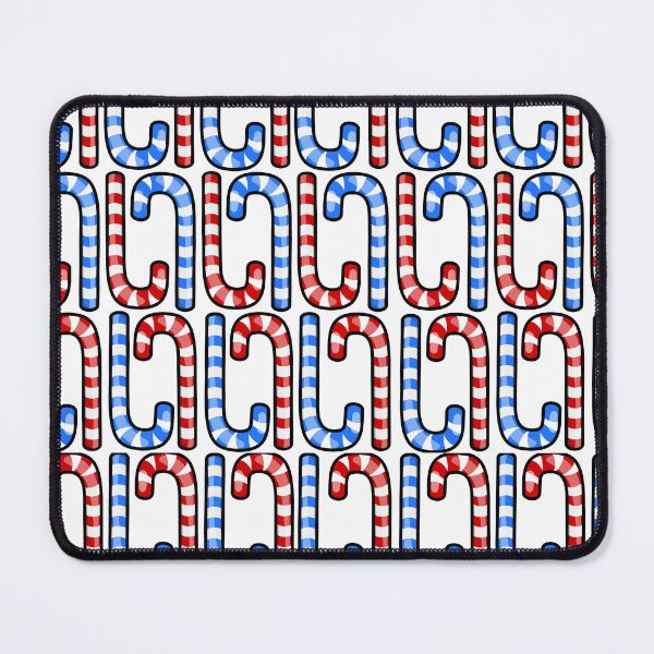 Item preview, Candy Cane Blue & Red Pattern designed and sold by GoobyCloud.