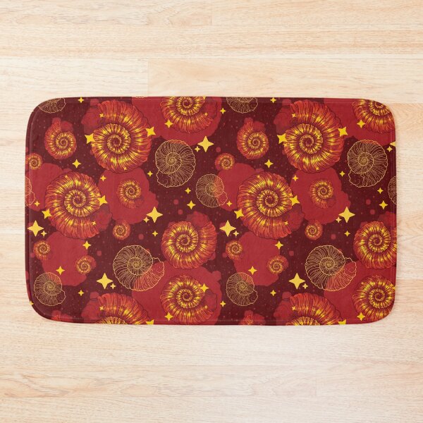 Item preview, Shiny Ammonite Fossil | Orange Red Sparkle | Paleo Prehistory History Archaeology Palaeontology Palaeo Paleoart Palaeoart Amber Ancient Dinosaur Cute Kawaii  designed and sold by itsstrangetimes.