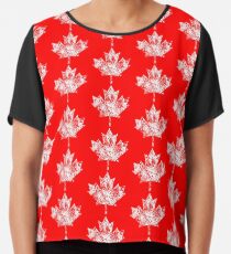 Canada Established 1867 Anniversary 150 Years Chiffon Top
