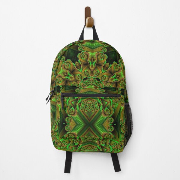 Item preview, vivid spring brown and green coloured kaleidoscopic design designed and sold by mister-john.