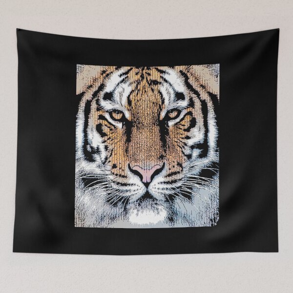 Item preview, Tiger Portrait in Graphic Press Style designed and sold by Garaga.