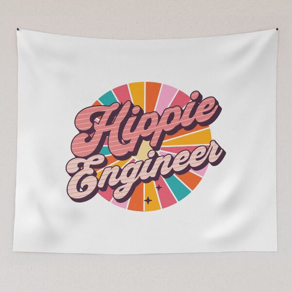 Item preview, Hippie Engineer - Christmas Gifts For Engineers - Engineering Humor - Buy This designed and sold by AlanPhotoArt.